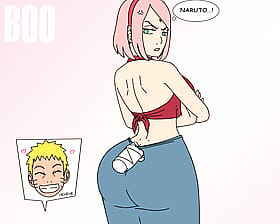 Sakura's Fat Ass in Doggy'
