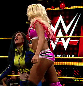 Busty WWE Babe Gets Her Sweet Hole Tongue-Fucked'