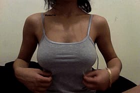Campus Cutie's Tank Top Tease'