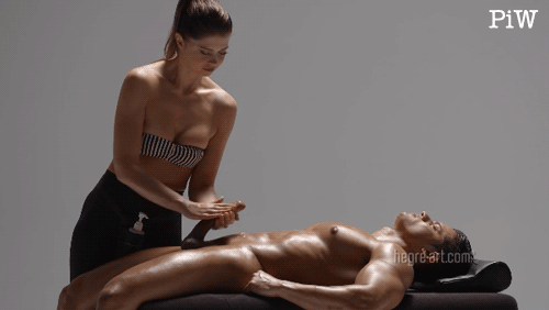 Sexy Brunette Gets Her Grip On & Unleashes A Massive Load picture 1 of 1