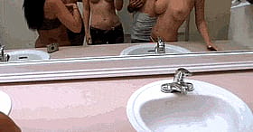 College Squad Showin' Off For The Camera'