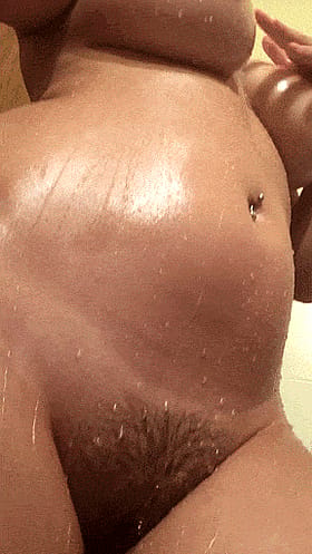 Steamy Shower Selfie Action'