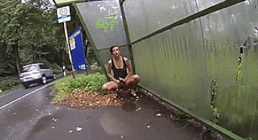 Smoking Hot Brunette Goes Full Stream in the Open picture 1 of 1