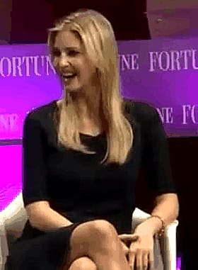 Blonde Celebrity Smiling at Fortune Magazine'