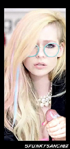 Blonde nerd with glasses strokes a massive meat-lollipop'