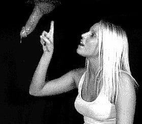 Blonde's Gloryhole Handy Unleashes a Massive Load'