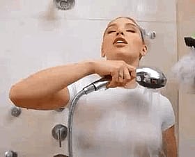 Abella Danger teasing in a tight skirt'