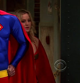 Kaley Cuoco as Wonder Woman'
