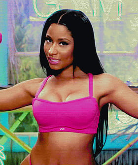 Nicki Sends a Sultry Wink to Make You Creampie Hard'