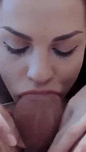 Balls and all going in her mouth'