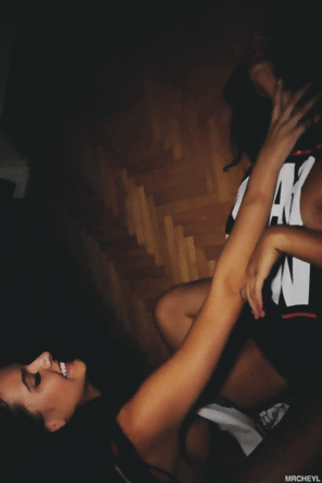 Who's that big titted babe getting frisky? picture 1 of 1