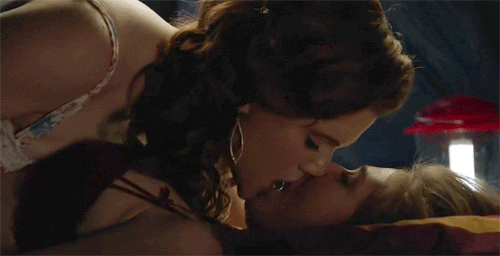 Blonde Hot Lesbian Redhead Kissing picture 1 of 1