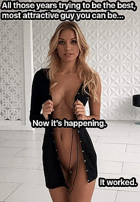 Blonde Babe's Motivation: Now It's Happening'