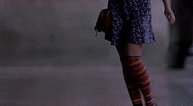 Wind Blows Lady's Skirt Up Revealing Her Juicy Assets'
