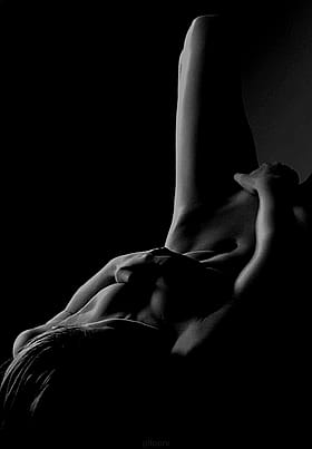 Sensual Silhouette Tease'