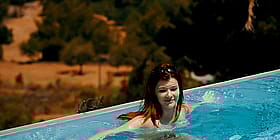 Siren's Wet Poolside Tease'