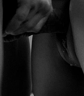 Soaked kitty begging for that monster rod'