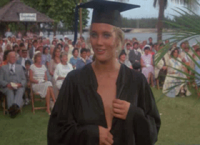 Naughty Grad Shows Off Her Juicy Rack picture 1 of 1