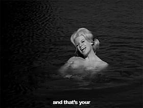Vintage Blonde Bombshell Lorna Maitland Gets Wet in Her Birthday Suit'