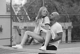 Tennis Lessons Turned Steamy: Bouncing Pussy Action'