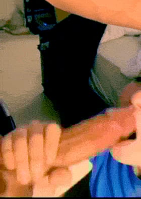 Blonde Bombshell Earns Her Creamy Reward'