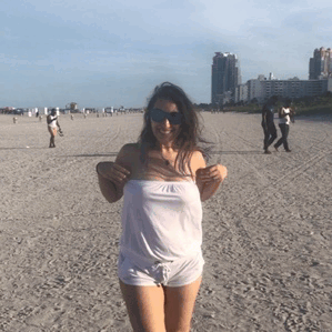 Naughty Beach Tease picture 1 of 1