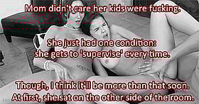 Cheeky Brunette Gets Playful with Sibling'