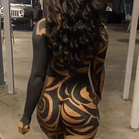 Sexy painted body ready for fun!'