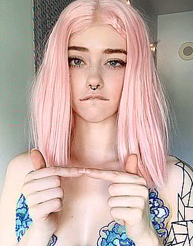 Pink-haired vixen seals the deal with a naughty anal surprise'