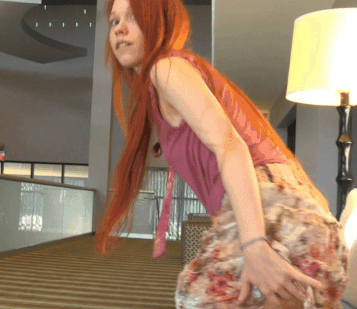 Fiery Redhead Teases Her Tight Hole picture 1 of 1