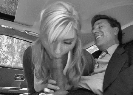 Blonde GF Goes Deep in the Backseat picture 1 of 1
