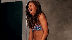 Alex Morgan Teasing on the Field'
