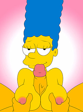 Marge's Massive Melons Get a Hard Rod Between Them'