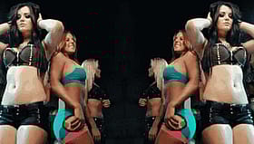 WWE Paige teases with double dong temptation'
