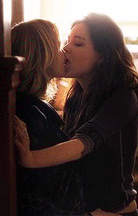 Blonde and Brunette Sapphic Seduction'