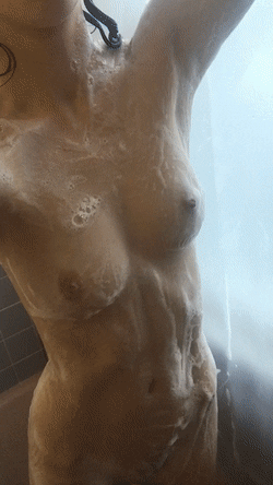 Hot College Babe with Big Tits in Steamy Shower picture 1 of 1