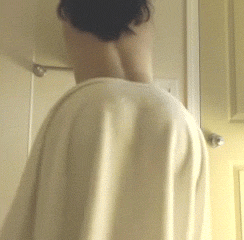 Sizzling Brunette Teases Her Luscious Ass in Amateur Gif picture 1 of 1