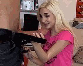 Massive Tool for Blonde Babe'