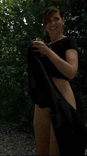 Jeny Smith Teases with Her Bottomless Brunette Vibes'
