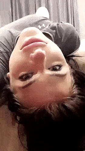 Hot Brunette Slobbers on Cock Like a Pro'