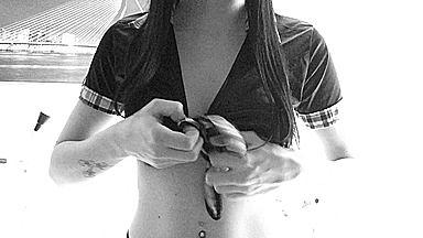 Smoking hot amateur babe peeling off for you picture 1 of 1