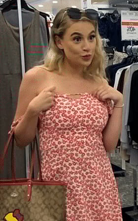 Naughty Shopgirl Tease'