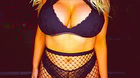 Busty Blonde Bimbo Tease'