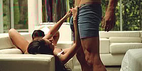 Morning wood gets a double wake-up call'
