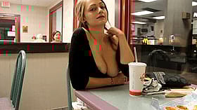 Dahlia Polk Teases with a Sneaky Flash at Arby's'