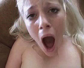 Blonde Bombshell's O-Face in Hardcore POV Action'