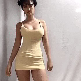 Peek-a-boo with ssunbiki's teasing dress'