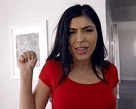Naughty Stepsis Gobbles Up a Hot Load'