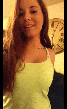 Busty Amateur Teen Shows Off Her Juicy Melons picture 1 of 1