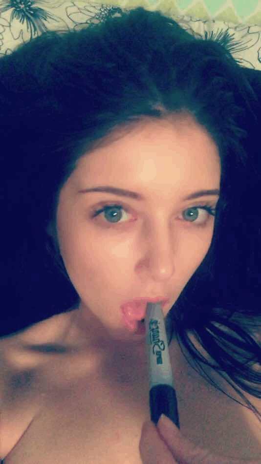 Fit Brunette Amateur Teen Getting Those Sweet Strokes picture 1 of 1
